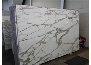 Calacatta Carrara White Marble Slabs Polished,Bathroom Floor Paving