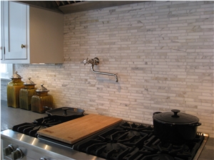 Calacatta Gold Marble Mosaic Tiles for Kitchen Backsplash Desoration