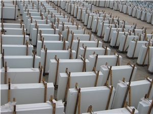 Pure White Crystallized Glass Nano Stone Slabs Panel Factory Price