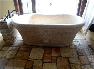 Ancient Travertine Tub