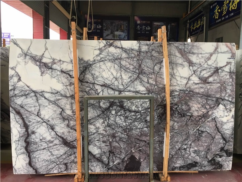 White Milas Laylak Mermer,Kavaklidere Lilac,Turkey Marble,Big Slabs in Stock,Factory Direct Supply,Marble Tiles and Slabs,Wall and Floor Covering