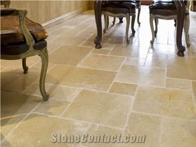 Kota Brown Limestone Pattern Flooring Tiles