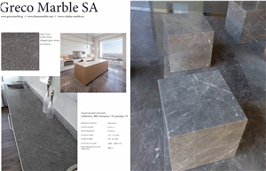 Silver Grey Marble Floor Tiles
