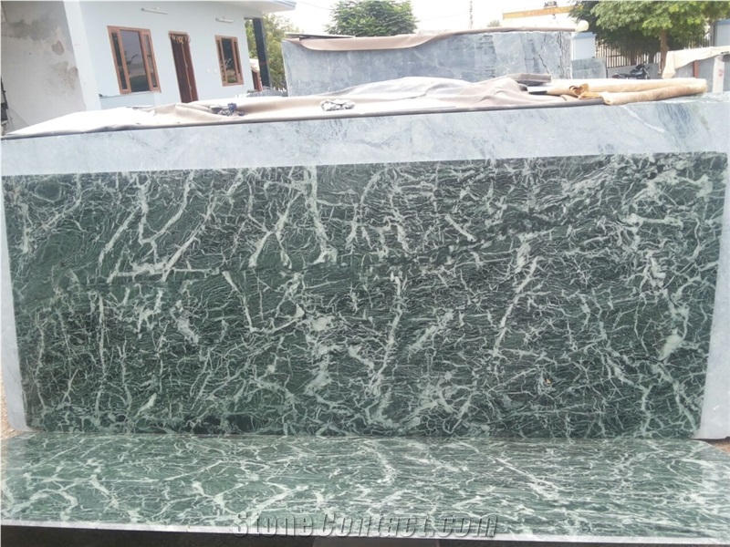 Rajasthan Green Marble Slabs, Indian Green Marble