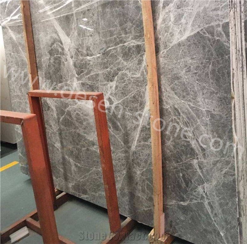 Baltic Gray/Grey Marble Stone Slabs&Tiles Floor/Wall Covering/Lines