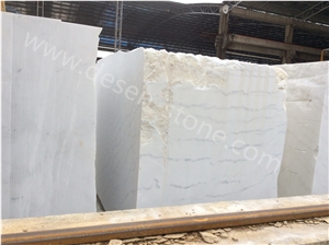China Bianco Carrara White Guangxi White Marble Blocks