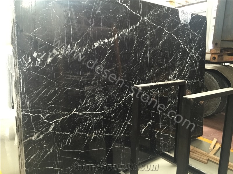 China Black Marquina Marble Slabs&Tiles, China Nero Marquina Marble Stone Wall Covering Tiles/Floor Covering Tiles/Skirtings/Cut to Size/Wall Cladding