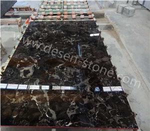 China Emperador Brown Marble Slabs&Tiles, Marron Emperador/Emperador Scuro/Emperador Dark/Ramora Brown Marble Stone Skirtings/Book Matched/Cut to Size
