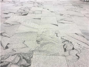China Landscape White Granite Slabs&Tiles, Viscont White/Viskont White Granite Good for Tv Set/Background/Book Match/Cut to Size/Wall Covering Tiles