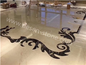 China New Topaz Black Gold Marble Stone Slabs&Tiles Wall Covering