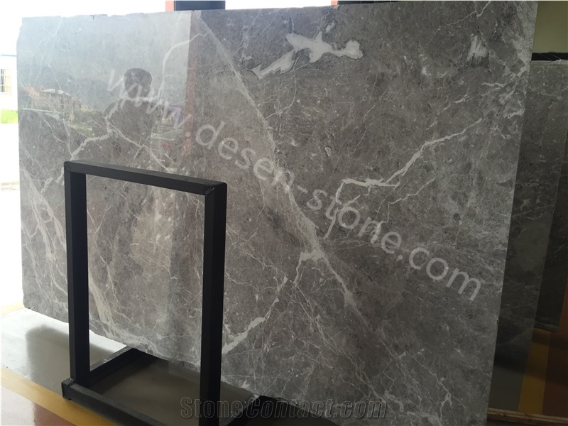 China Pallas Grey Marble Slabs&Tiles, Pallas Gray/Cloudy Gray Marble Stone Skirting/Wall Covering Tiles/Wall Cladding/Floor Covering Tiles/Jumbo