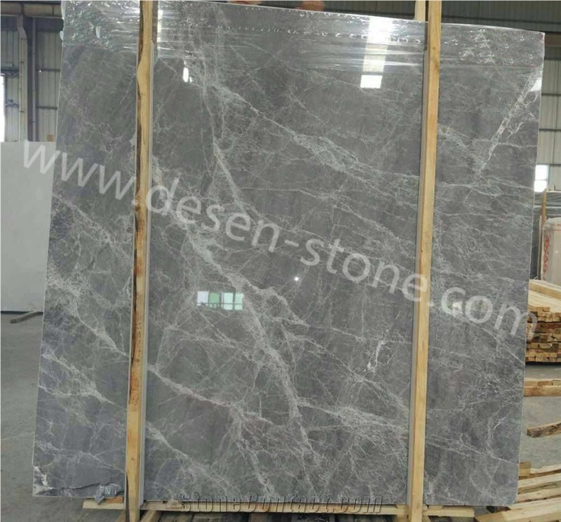 Chinese Baltic Light Grey/Gray Emperador Marble Stone Slabs&Tiles Wall