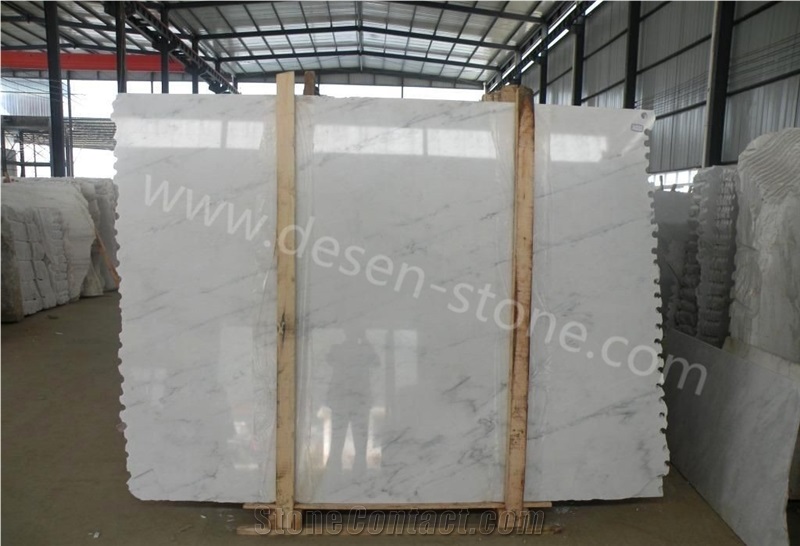 Chinese Calacatta Natural Eastern White Marble Stone Slabs&Tiles Floor