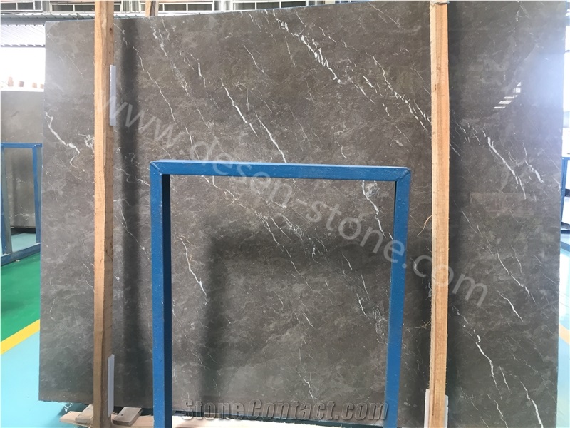 Cyprus Grey Marble Slabs&Tiles, Kibris Gri/Cyprus Ash Gray Marble Turkey Stone Flooring, Marble Floor Covering Tiles