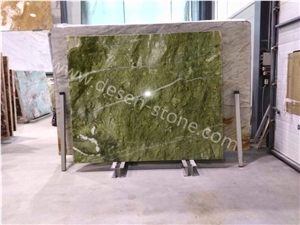 Dandong Green Marble Slabs&Tiles, Ming Green/Apple Green