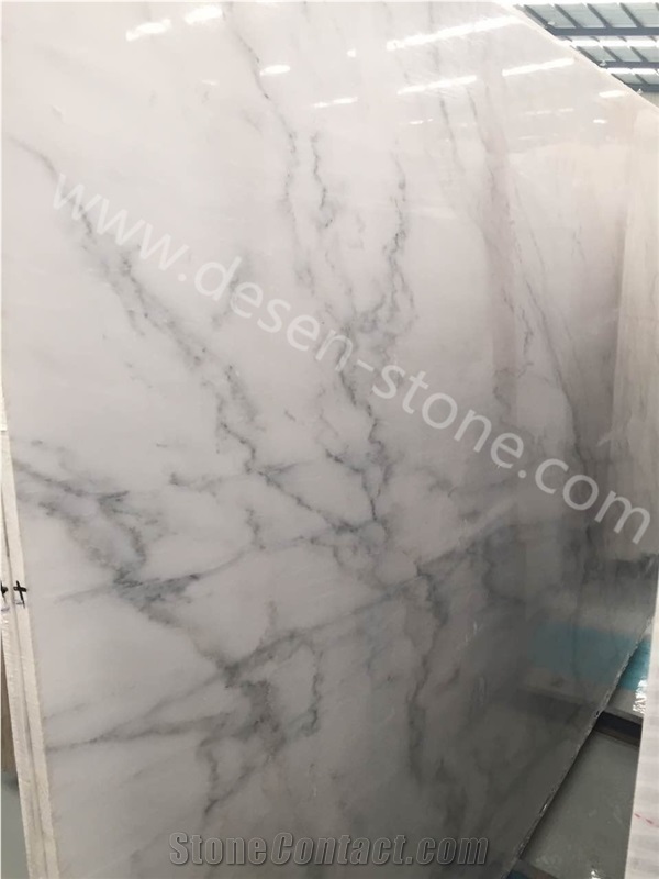 East White Marble Slabs&Tiles, Eastern White Calacatta/Marmo Bianco Esterno/China Carrara Nature Eastern White/Oriental White Marble Stone Walling