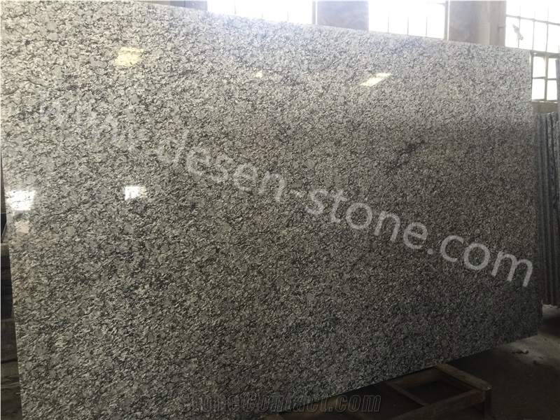 G377 Seawave White Flower Spary White Granite Stone Slabs&Tiles Floor