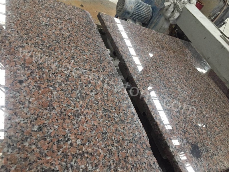 G561 Red Crabapple Granite Stone Slabs&Tiles Floor/Wall Covering/Lines