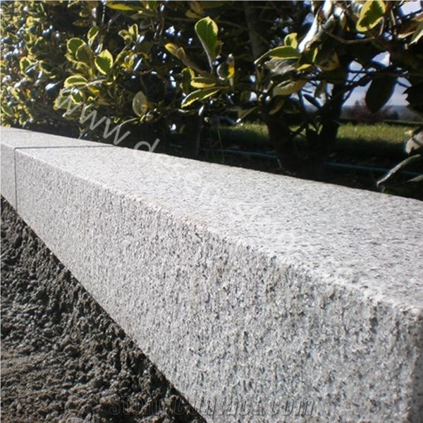 G603 Padang Light Grey Granite Kerbstones/Curbstones/Kerbs/Curbs/Road