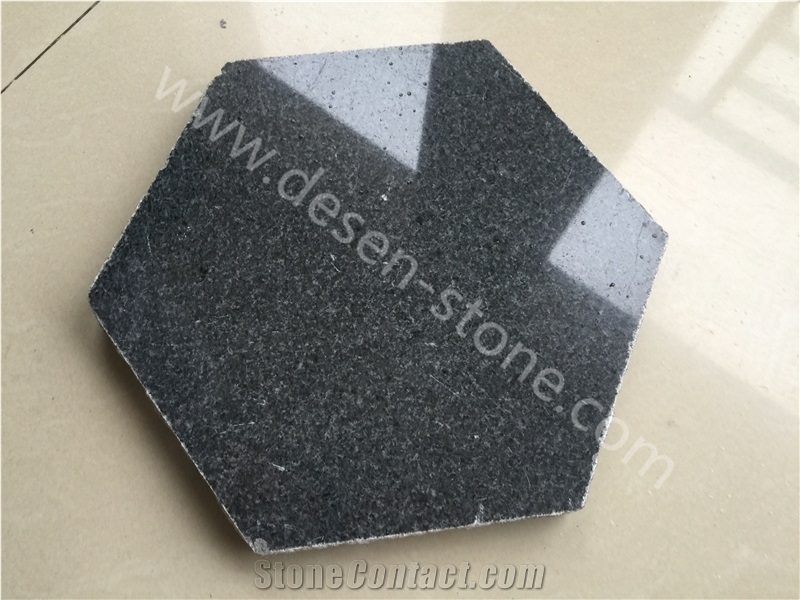 G654 Granite Paving Stone, G654 Padang Dark/Padang Black Granite Cobble Stone/Cobblestone/Cube Stone/Floor Covering Tiles/Paving Sets/Paver Stone