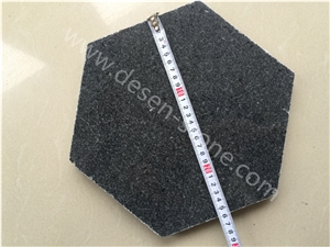 G654 Granite Paving Stone, G654 Padang Dark/Padang Black Granite Cobble Stone/Cobblestone/Cube Stone/Floor Covering Tiles/Paving Sets/Paver Stone