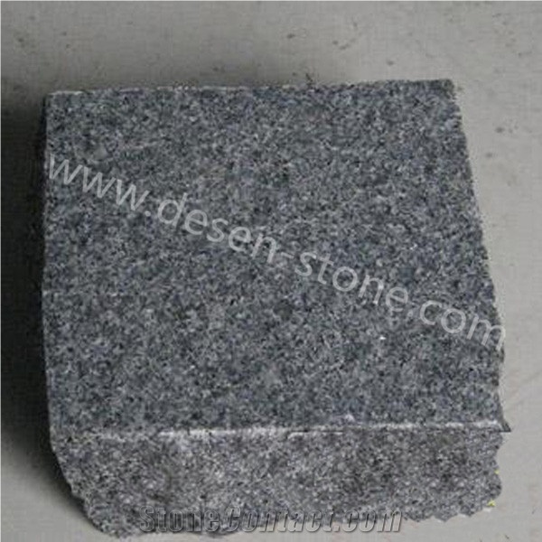 G654 Padang Dark Grey Granite Cobblestones/Cube Stones/Paving Stones