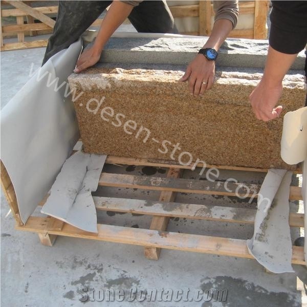 G682 Yellow Granite Stone Stairs/Steps/Staircases/Step Tiles