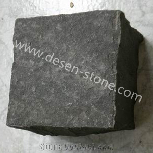 G684 Black Granite Cobblestone/Cube&Paving Stone