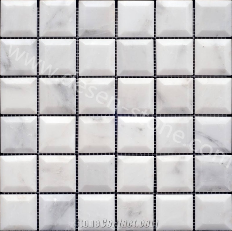 Han White Marble Mosaic Pattern&Design/Floor&Wall Mosaic