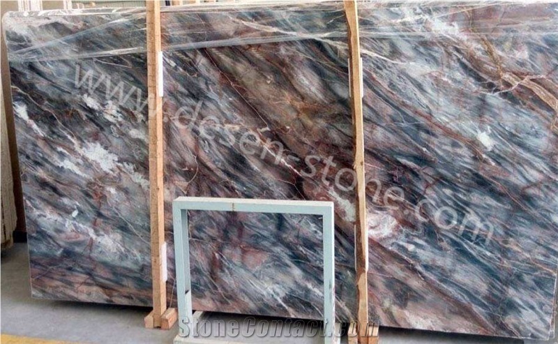 Louis Red/Louis Agate Venice Red/Purple Color Marble Stone Slabs&Tiles