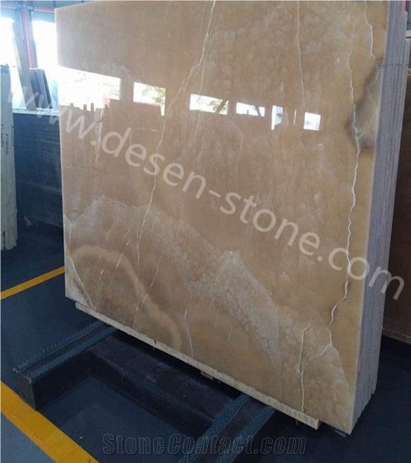 Peach Onyx Stone Slabs&Tiles Flooring/Wall Covering/Background/Lines