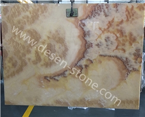 Red Dragon Jade Multicolor White Translucent Onyx Stone Slabs&Tiles