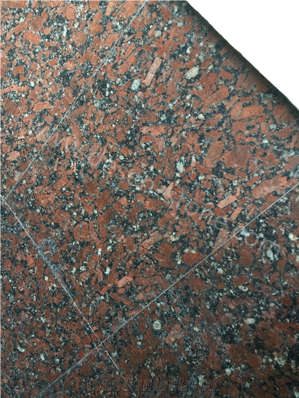 Santiago Red Granite Slabs&Tiles, Ukraine Red/Rosso Santiago/Kapustiansk/Kapustino/Rosso Korall/Red Santiago/Kapustinskij/Kapustinsky/Korallo Granite