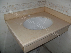 Sunny Gold Marble Bathroom Countertops/Counter&Vantiy Tops