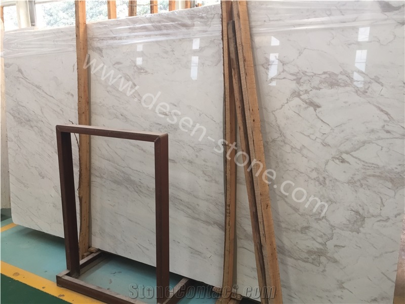 Volakas White Marble Stone Slabs&Tiles, Drama White/Jazz White/Branco Volakas Marble Good for Wall Covering Tiles/Skirtings/Book Match/Cut to Size