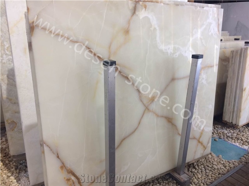 White Onyx Stone Slabs&Tiles Wall Covering/Background