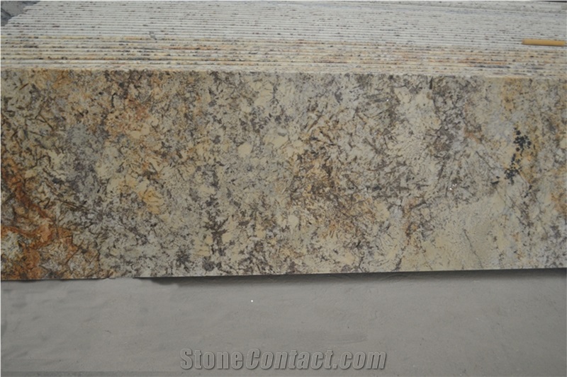 Amarelo Gold Granite Countertops Kitchen Countertops Island Tops