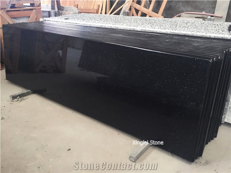 Black Galaxy Granite Countertops/Kitchen/Bar/Table Tops