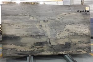 Blue Marine Natural Quartzite Big Slabs,High-End Wall Stone