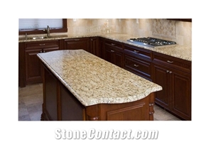 Brazil Gold Granite,Slabs Kitchen Counter Tops,Islands Top for Projects,Hotels Decorations