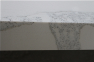 Chinese Calacatta Quartz Bath Top-White Quartz Vanitytop