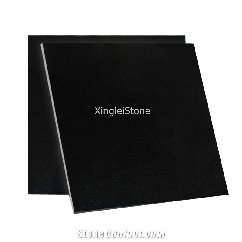 Chinese Shanxi Black Granite Slabs/Tiles/Floor Tiles/Wall Tiles,Hebei/Absolute Black Granite for Kitchen and Tops, Cheap Price for Black Granite Tops