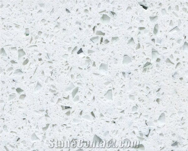 Crystal White Quartz Slabs,Sparking White Quartz/Star White Quartz Tile for Countertops/Bath Vanity Tops,Chinese Artificial White Quartz