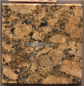 Giallo Fiorito Granite Countertops/Kitchen Countertops/Island Top/Big Jumbo Tops/Table Tops, Brazil Yellow/Gold Granite for Kitchen with Cheap Price