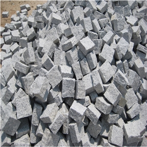 Grey Silver Crystal White Granite Kerbstone&Cube Stone&Curbs&Sidestone