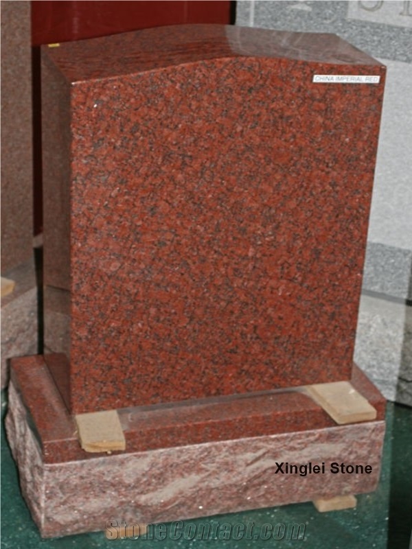 Marple Red /Chinese Cheap Red Granite Monuments/Engraved Headstone