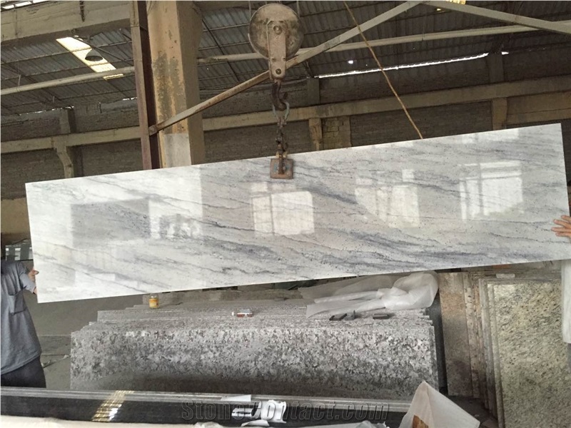New River White Granite Countertops,Bar Tops,Vanity Tops,Solid Surface Kitchen Tops,Wall & Flooring Coverings,Building Materials,Paving Stones,Project