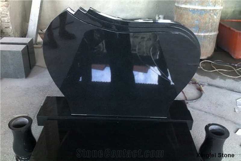 Shanxi Absolute Black Tombstone/Heart,Angel,Western Monument
