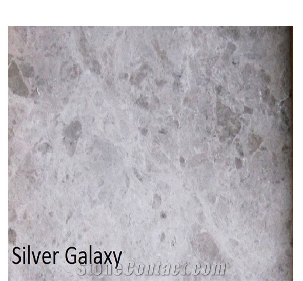 Silver Galaxy Marble