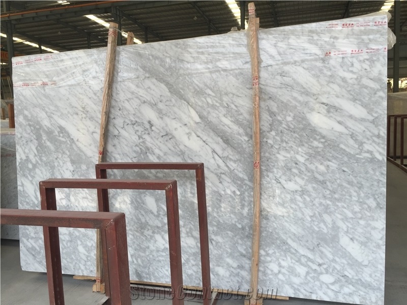 Bianco Carara Marble Slab&Tiles,White Marble Flooring/Walling Tiles